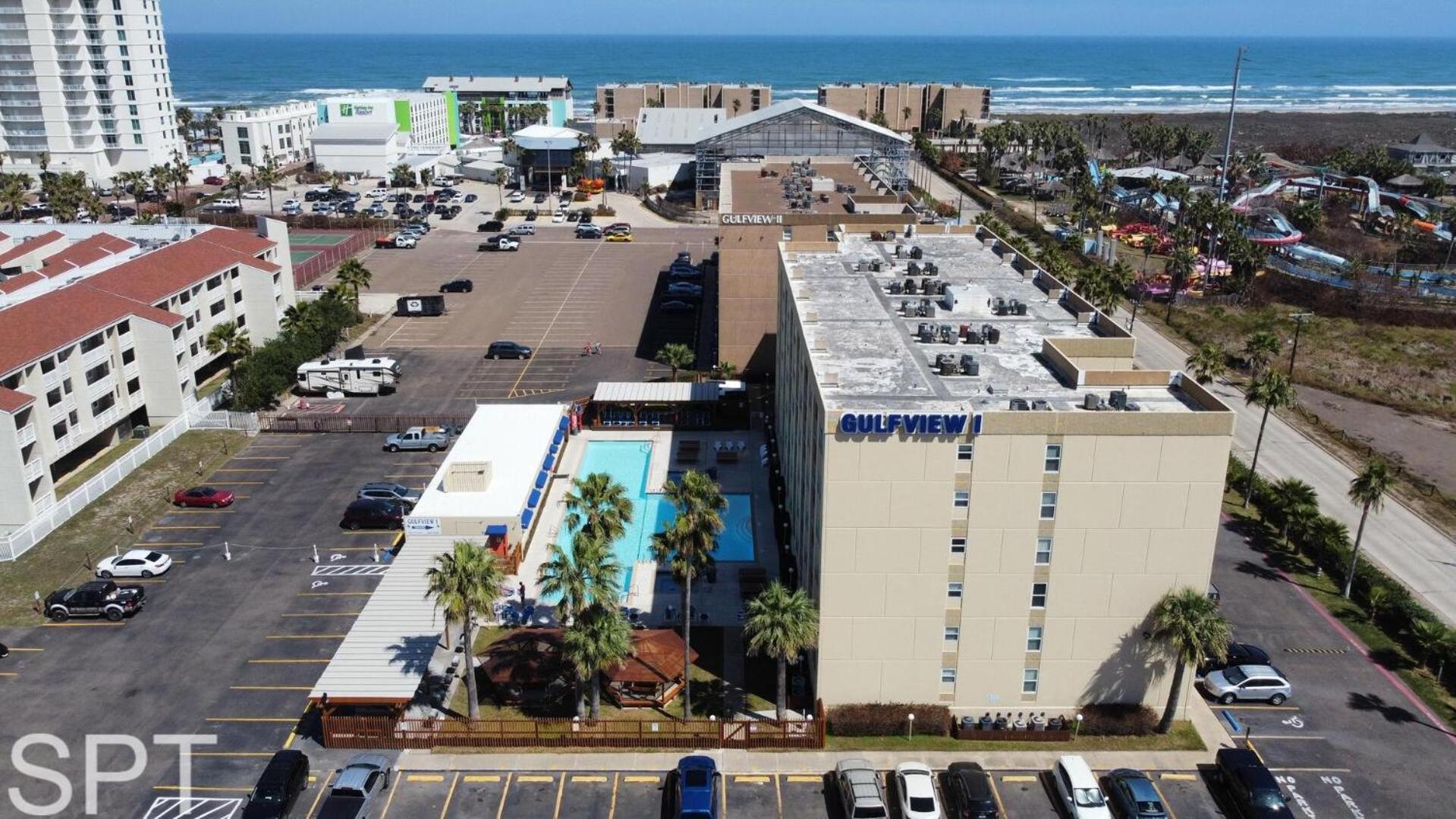 Access With Pool, Hot Tub Area & Bbq - Gulfview I - Unit 213 Apartment South Padre Island