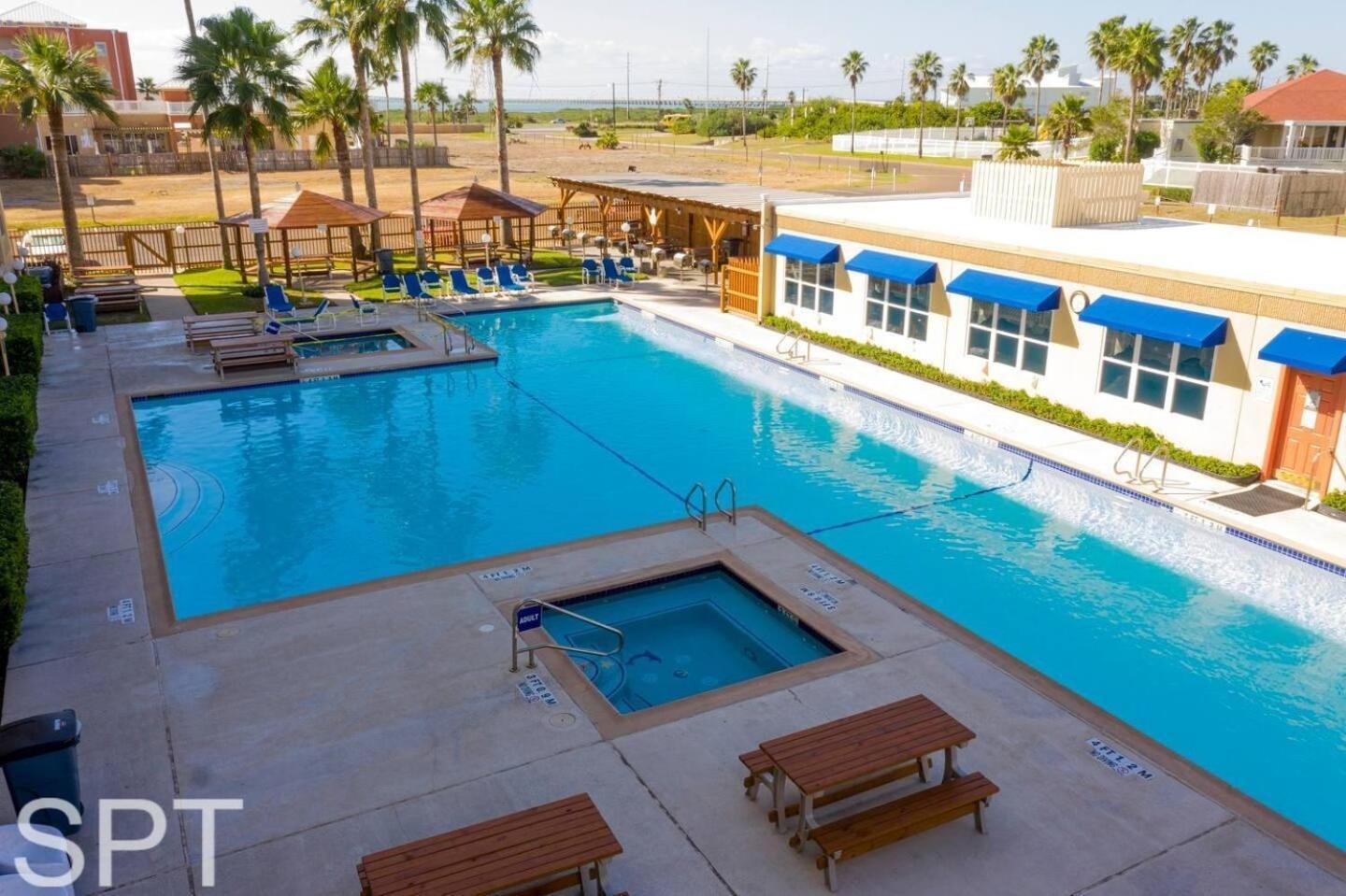 Access With Pool, Hot Tub Area & Bbq - Gulfview I - Unit 213 South Padre Island